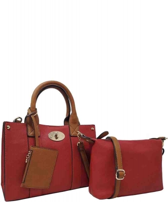 Fashion 3-in-1 Boxy Satchel WU061