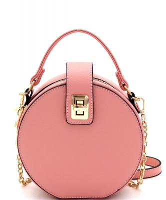 Tambourine Round Crossbody Bag XB19634