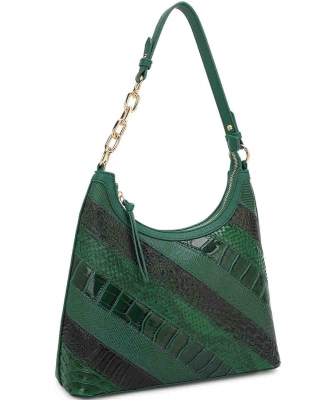 Animal Patchwork Print Shoulder Bag ZZW-31269