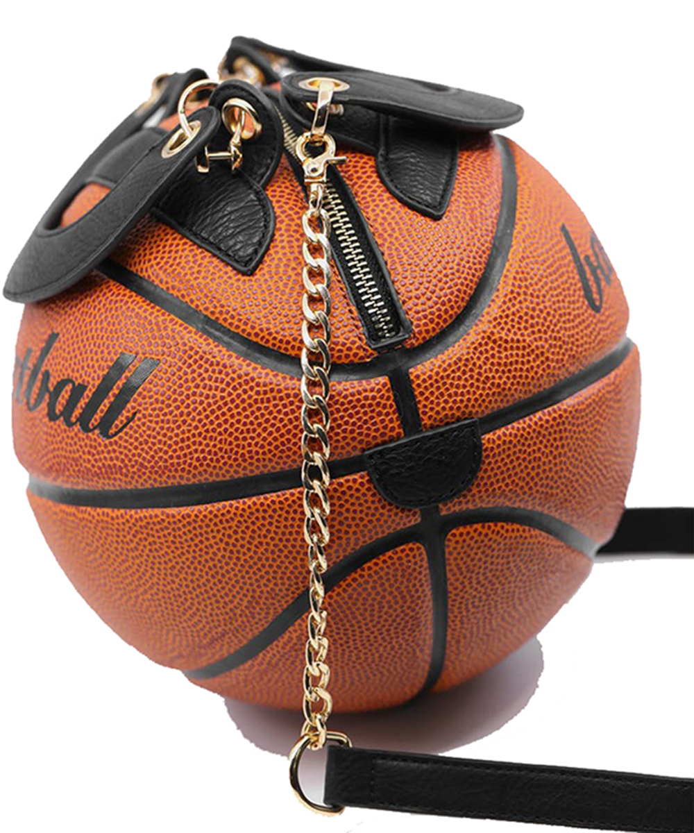 Basketball Shaped Top Handle Crossbody Bag H8000