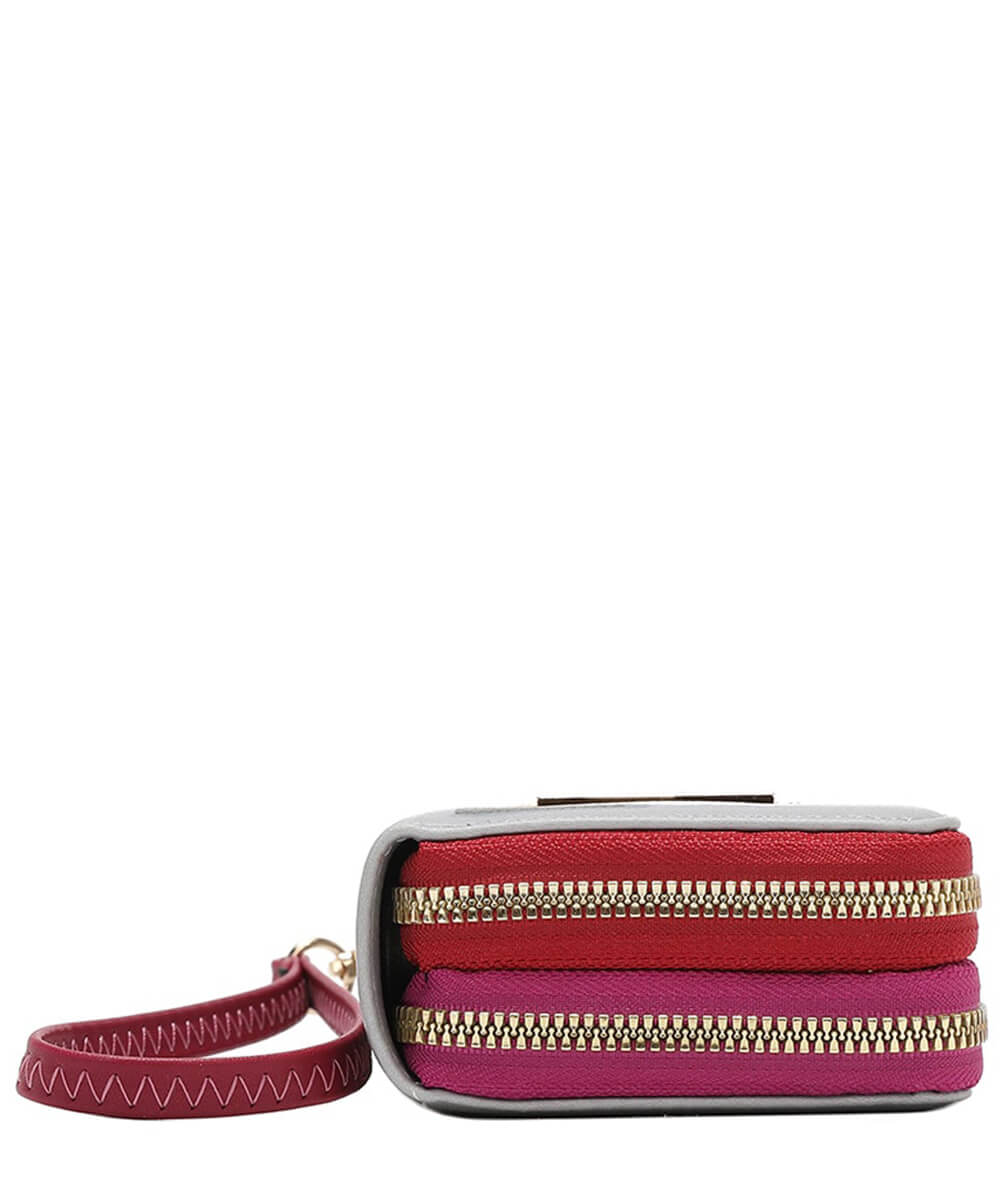 Medium Double Zipper Wallet Nikky by Nicole Lee NK24003