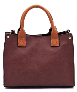Fashion Faux Leather 3 in 1 Handbag Set DH-8091S