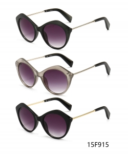 Package of 12 Pieces Fashion Women Sunglasses 15F915