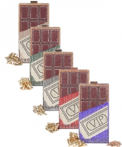 Package of 5 Chocolate VIP Crossbody Bag 6627