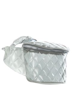 PVC Semi Transparent Fanny Pack 7087 BLACK