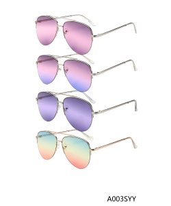 New Fashion Designer Western Sunglasses – A003SYY– 12 pcs/pack
