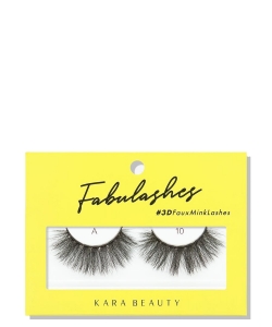 Kara Beauty 12 Pieces in a Pack Fabulashes 3D Faux Mink Lashes A10
