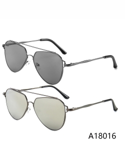 1 Dozen Pack Designer Inspired Aviation Sunglasses A18016