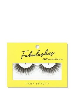 Kara Beauty 12 Pieces in a Pack Fabulashes 3D Faux Mink Lashes A2