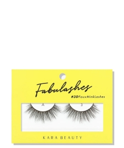 Kara Beauty 6 Pieces in a Pack Fabulashes 3D Faux Mink Lashes A3