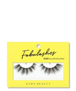 Kara Beauty 12 Pieces in a Pack Fabulashes 3D Faux Mink Lashes A4