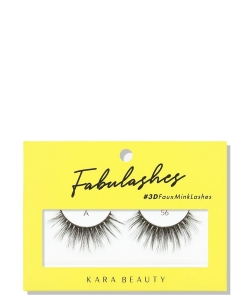 Kara Beauty 12 Pieces in a Pack Fabulashes 3D Faux Mink Lashes A55