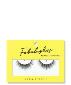 Kara Beauty 12 Pieces in a Pack Fabulashes 3D Faux Mink Lashes A6