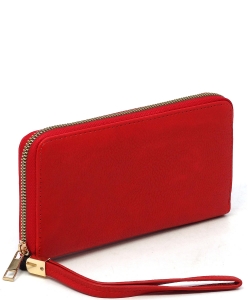 Fashion Zip Around Wallet Wristlet AD020 RED