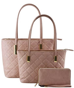Quilted 3-in-1 Tote Set AD2669Q