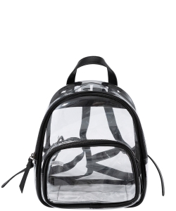PVC Cute Backpack BA510001 BLACK