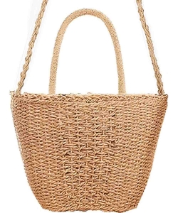 Rattan Wicker Shoulder Tote Bag BZ-107
