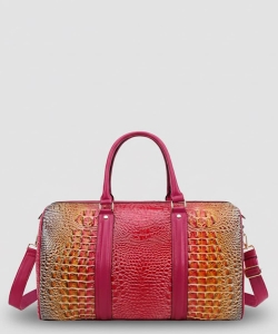 Tie-dyed Crocodile Duffle Bag CE-8755