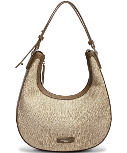 David Jones Synthetic Straw Hobo Shoulder Bag CM7377