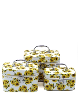Sunflower 3-in-1 Cosmetic Case CO7102