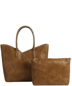 2in1 Fashion Stitch Shopper Bag COL001-2