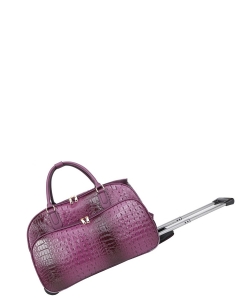 Croc Luggage Bag CY-8720 Purple