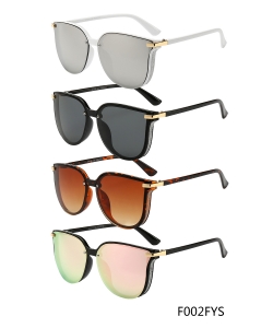1 Dozen Pack Designer Inspired Women’s Polarized Fashion Sunglasses F002FYSPP
