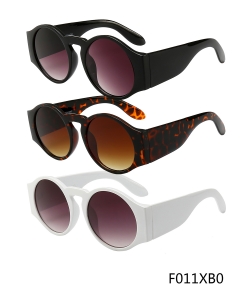 New Fashion Designer Western Sunglasses – F011XB0– 12 pcs/pack