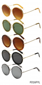 New Fashion Designer Western Sunglasses – F013FYL– 12 pcs/pack