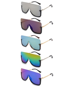 1 Dozen Pack Assorted Color Fashion Sunglasses F1122-2