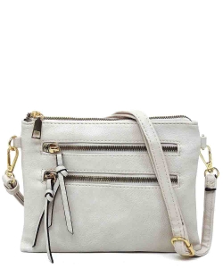 Fashion Multi Zipper Clutch Crossbody Bag FC20400
