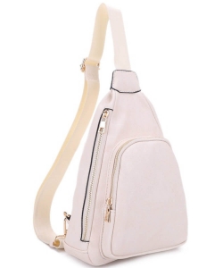 Front & Side Zippered Pocket Sling Bag HL20547