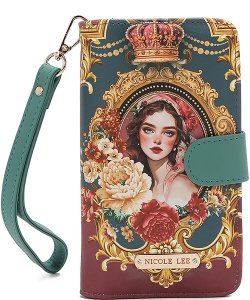 Nl Signature Phone Case and Wallet Wristlet HP6617