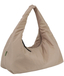 Recycled Poly Parachute Shoulder Bag Hobo JY0545MR