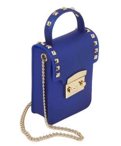 Matte Studded Top Flap Jelly Candy Phone Case LGZ014