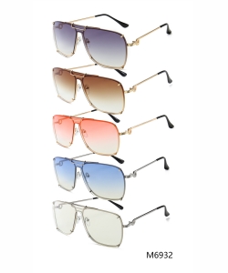 1 Dozen Pack Designer Inspired Womens Polarized Fashion Sunglasses M6932