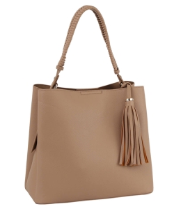 Fashion Tassel Multi Compartment Satchel ME0029M