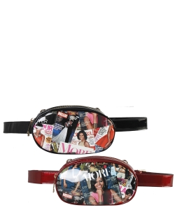 Pack of 6 Pieces Magazine Fanny Pack OB7004