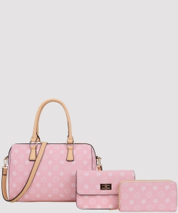 Smooth Monogram Duffel Bag Set P003-8092S