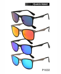 1 Dozen Pack Designer Inspired mens Polarized Fashion Sunglasses P1650