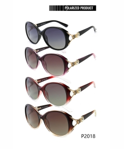 1 Dozen Pack Designer Inspired Womens Polarized Fashion Sunglasses P2018
