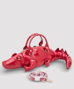 Convertible Crocodile Novelty Top Handle P25061