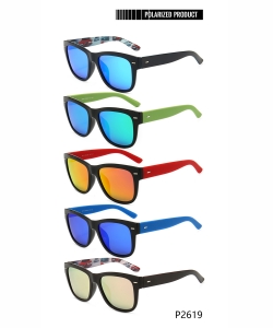 1 Dozen Designer Inspired Polarized Fashion Sunglasses P2619