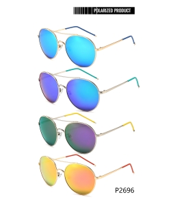 1 Dozen Pack of Designer inspired Polarized Avation Sunglasses P2696