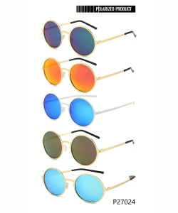 1 Dozen Pack Designer Inspired Polarized Fashion Sunglasses P27024