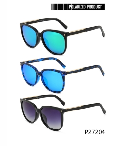 1 Dozen Pack Designer Inspired Women’s Polarized Fashion Sunglasses P27204