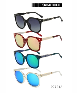 1 Dozen Pack Designer Inspired Polarized Fashion Sunglasses P27212