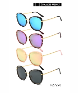1 Dozen Designer Inspired Women’s Polarized Fashion Sunglasses P27270