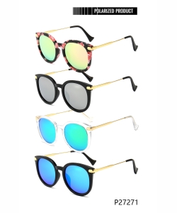1 Dozen Pack Designer Inspired Polarized Fashion Sunglasses P27271