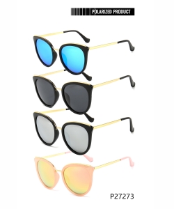 1 Dozen Pack Designer Inspired Polarized Fashion Sunglasses P27273